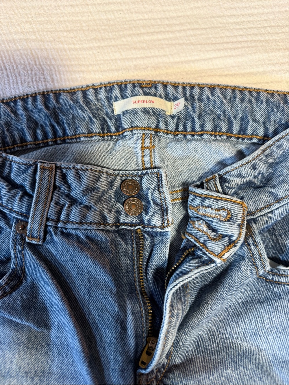 Levi's Light Blue Women's Jeans with Button Fly